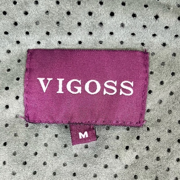 VIGOSS Women’s Mesh Zip Up‎ Army Green Bomber Jacket Casual Streetwear Size M - Picture 8 of 12